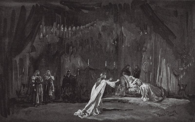 Scène uit King Lear door Henry Hawes Craven Green
