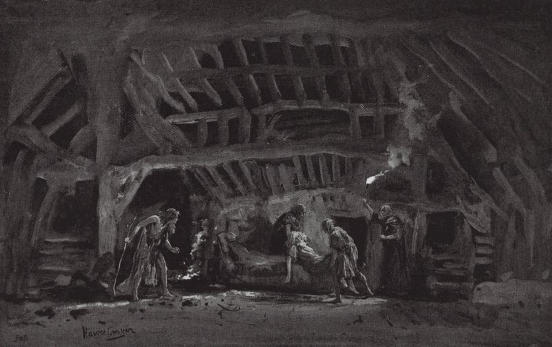 Scène uit King Lear door Henry Hawes Craven Green