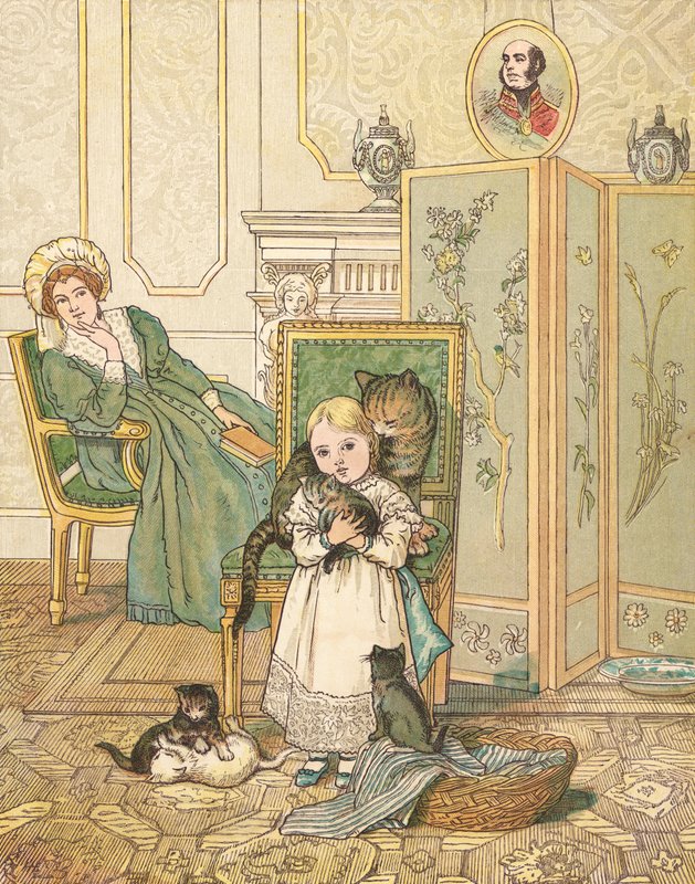 De prinses en haar kittens door Henry Hetherington Emmerson
