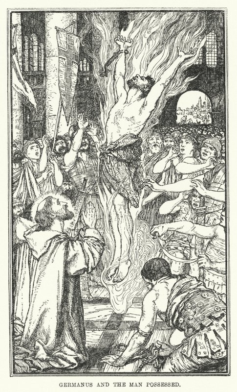 Germanus en de bezeten man door Henry Justice Ford