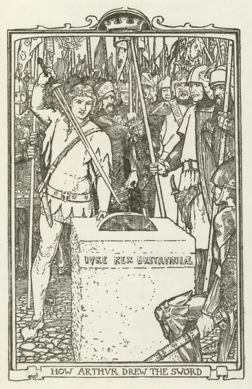 Hoe Arthur het zwaard trok door Henry Justice Ford