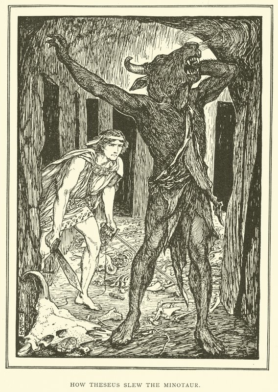 Hoe Theseus de Minotaurus Doodde door Henry Justice Ford