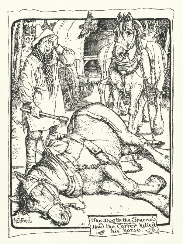 Hoe de voerman zijn paard doodde door Henry Justice Ford