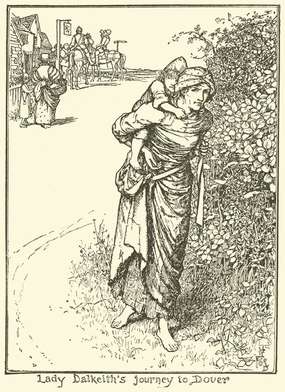 Lady Dalkeiths reis naar Dover door Henry Justice Ford