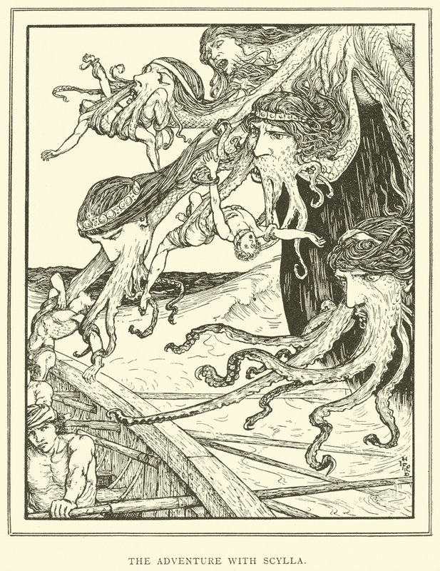 Het Avontuur met Scylla door Henry Justice Ford