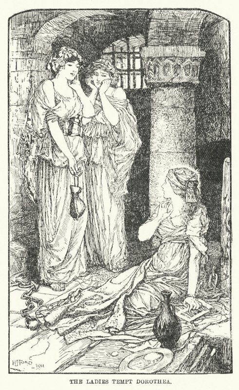 De dames verleiden Dorothea door Henry Justice Ford
