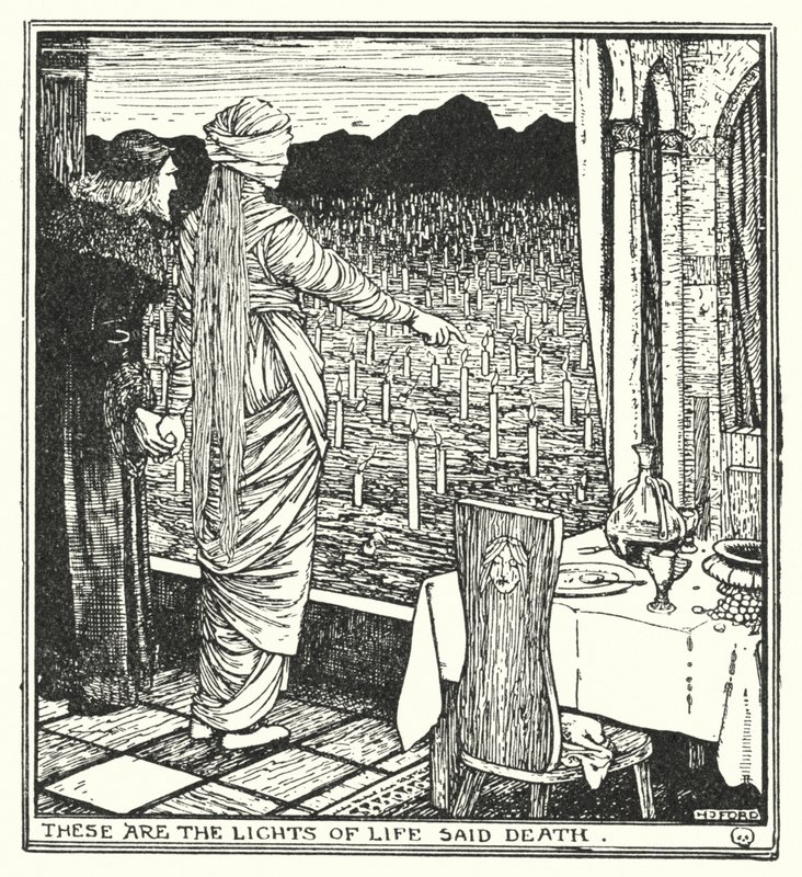 Dit zijn de lichten van het leven zei de Dood door Henry Justice Ford