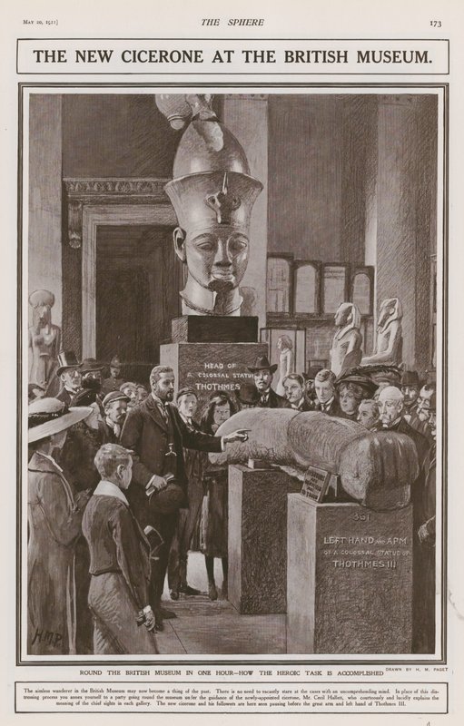 De nieuwe Cicerone in het British Museum door Henry Marriott Paget