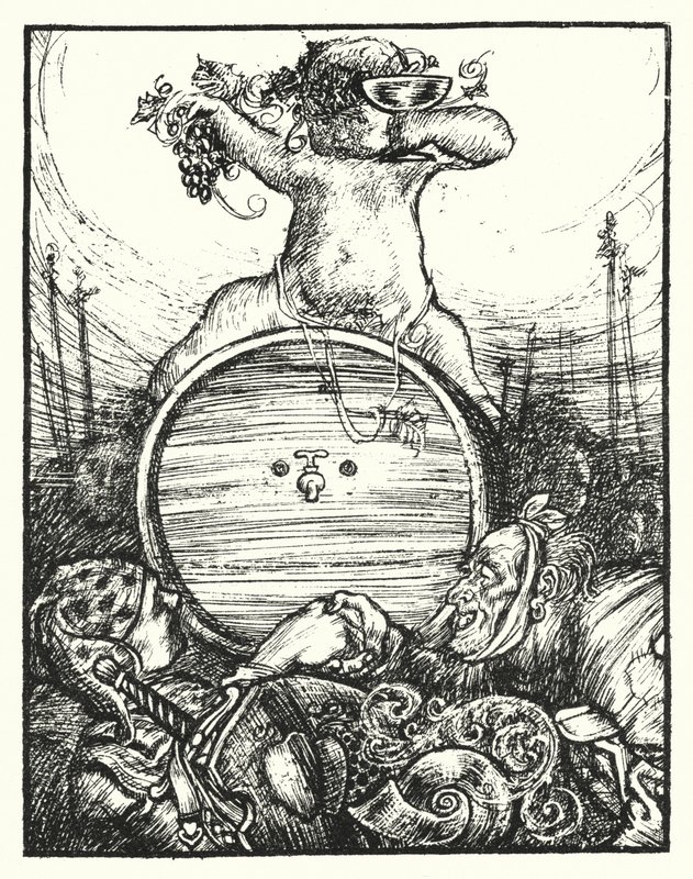 Shakespeare lied: "In thy vats our cares be drown