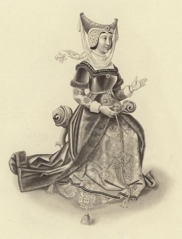 Constancia Hertogin van Lancaster, vrouw van Jan van Gent door Henry Shaw