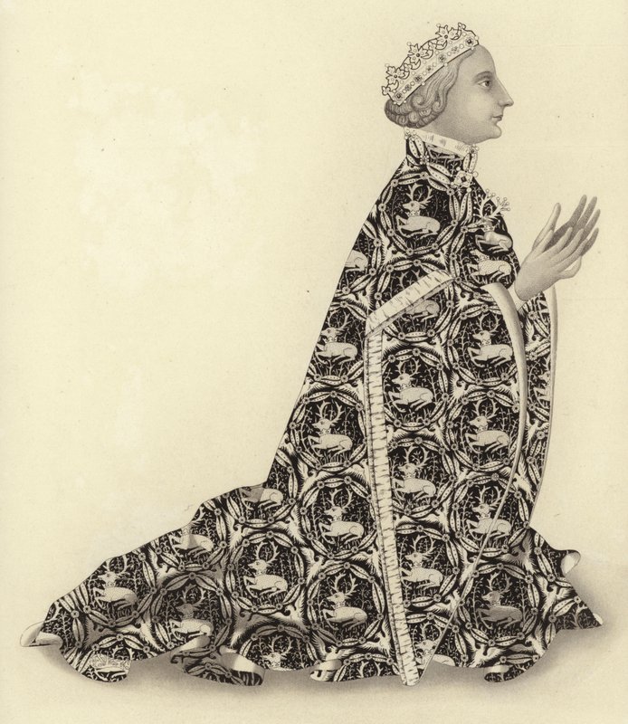 Koning Richard II, ca. 1377 door Henry Shaw
