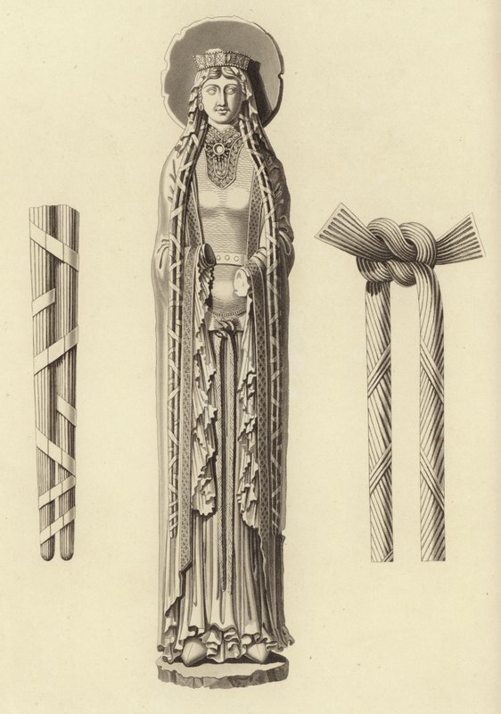 Koningin Clotilda, ca. 1100 door Henry Shaw
