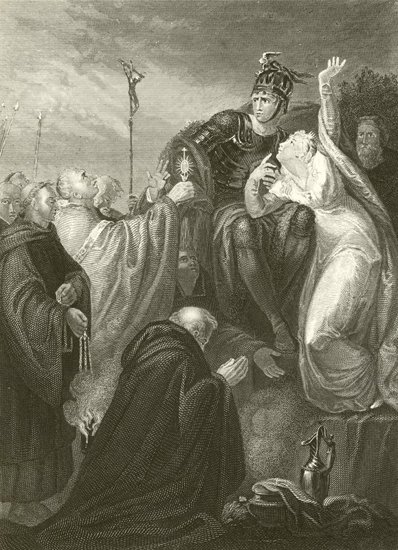 St. Augustinus voor Ethelbert door Henry Tresham
