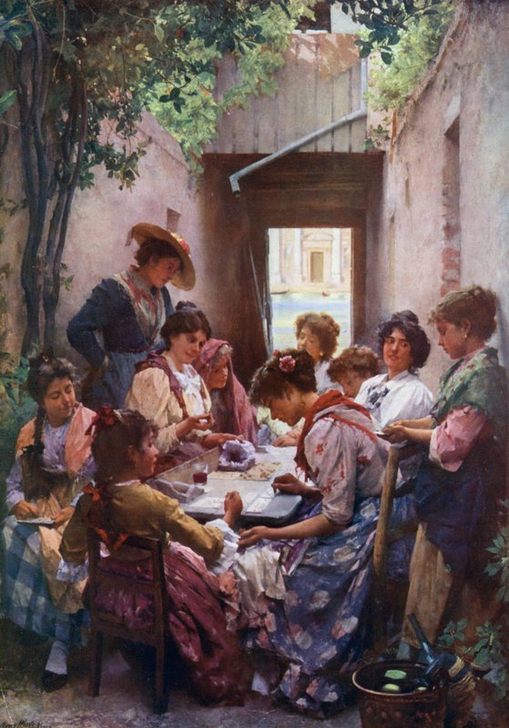 De Tombola door Henry Woods