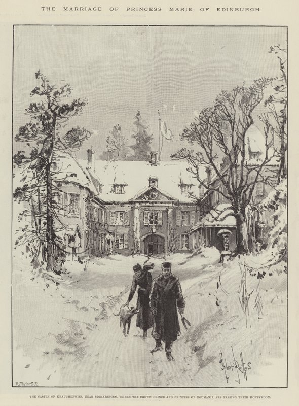 Het huwelijk van prinses Marie van Edinburgh door Herbert Railton