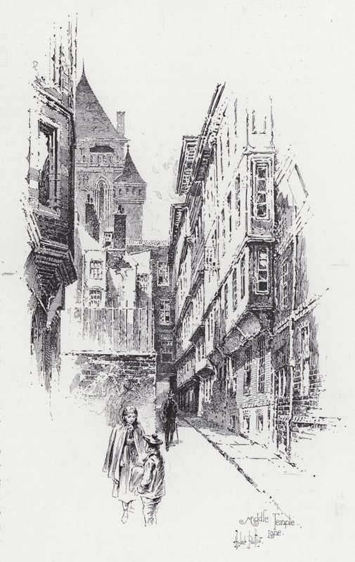 Middle Temple Lane door Herbert (after) Railton
