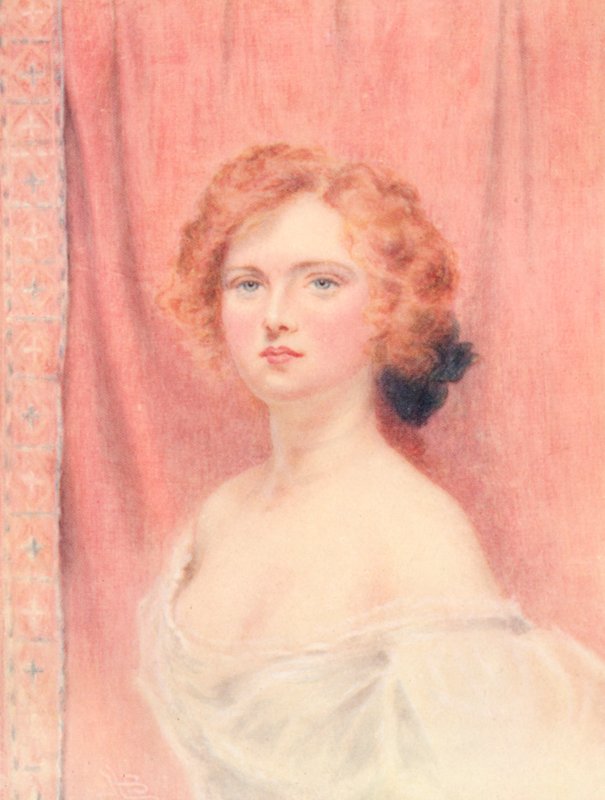 De avonturen van Harry Richmond: De kleine prinses Ottilia (kleurenlitho) door Herbert Bedford