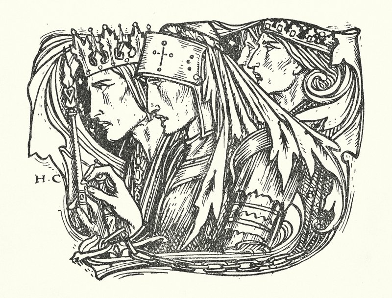 La Belle Dame Sans Merci door Herbert Cole