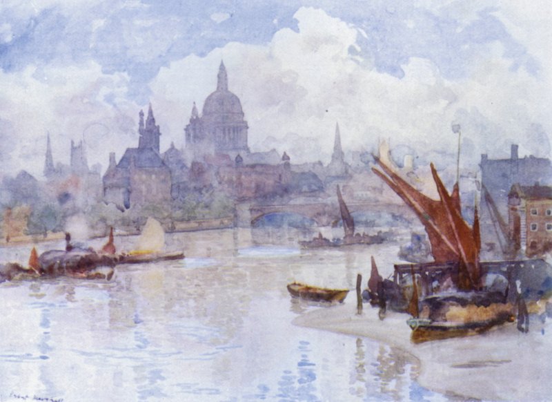 Blackfriars Reach door Herbert Menzies (after) Marshall