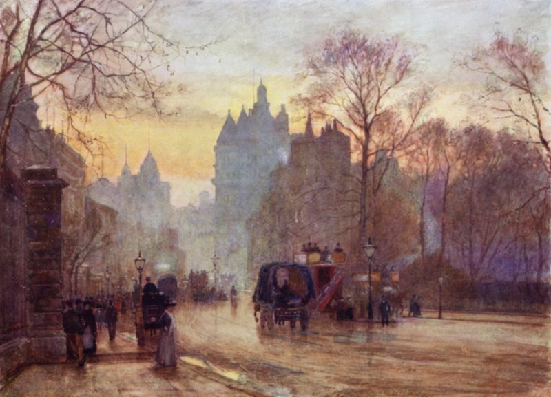 Knightsbridge door Herbert Menzies (after) Marshall