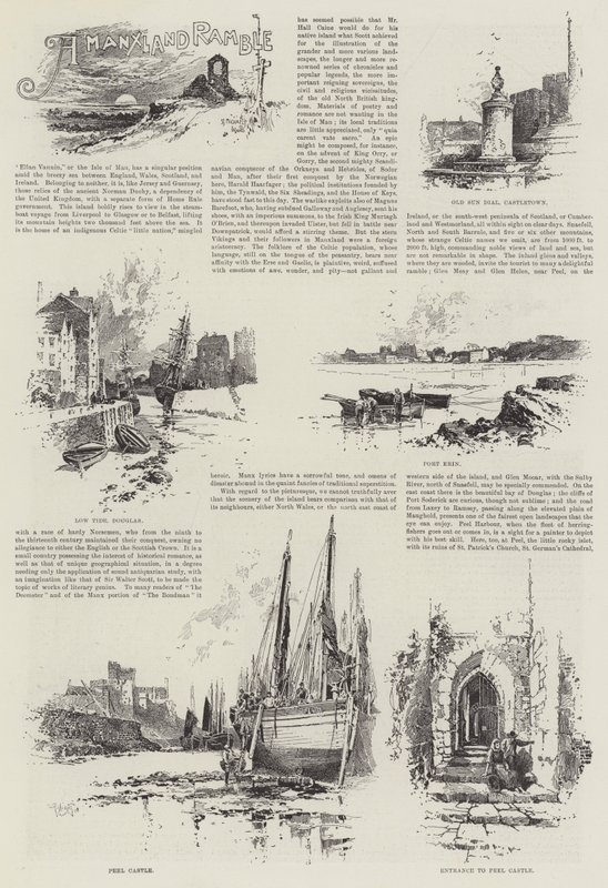Een Manx Landwandeling door Herbert Railton