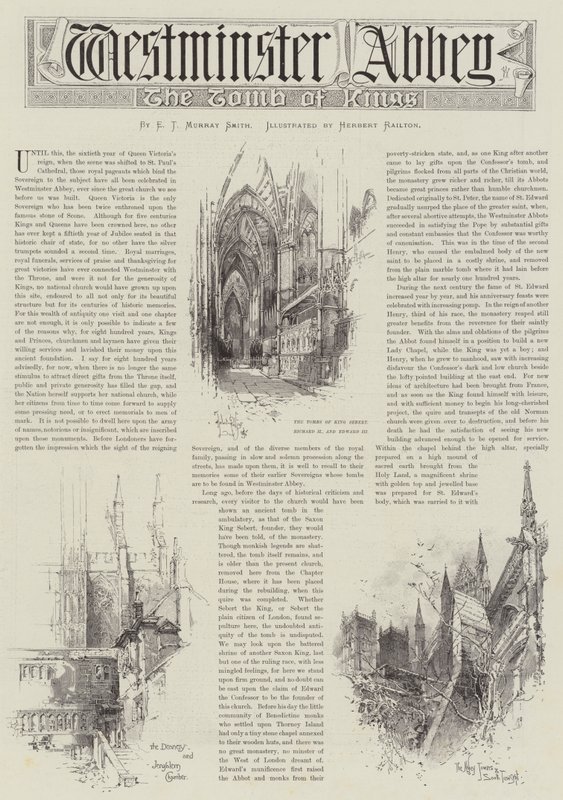 Westminster Abbey door Herbert Railton