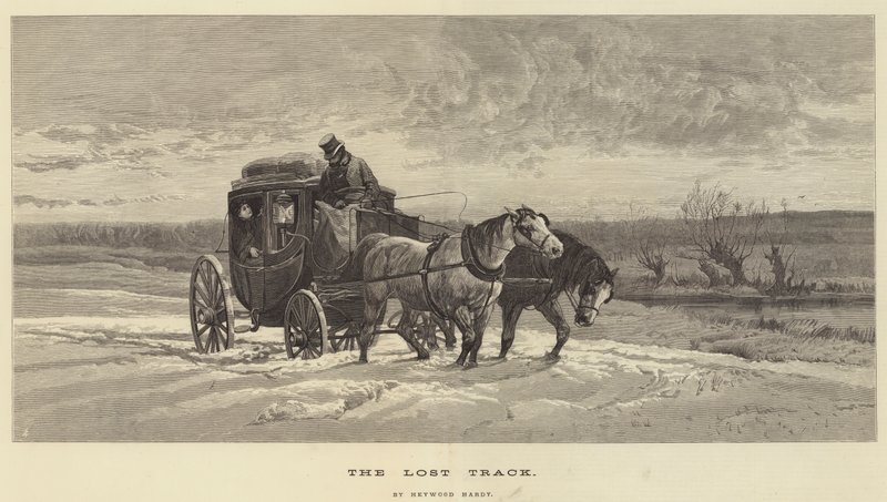 Het verloren spoor door Heywood Hardy
