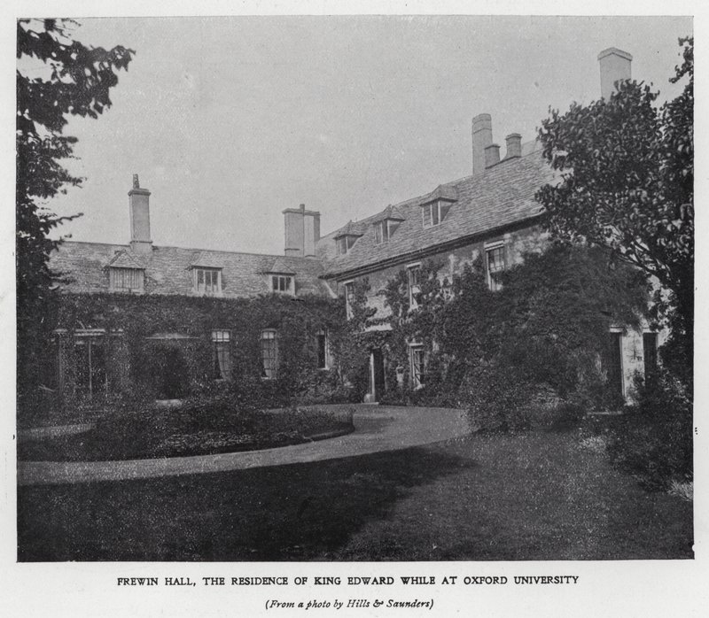 Frewin Hall, residentie van koning Edward VII tijdens zijn studie aan de Universiteit van Oxford door Hills and Saunders