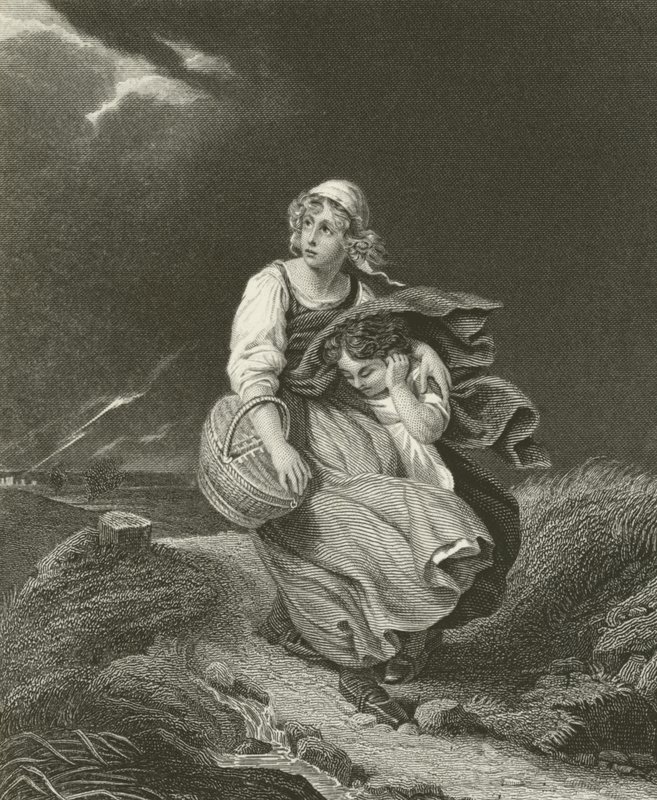 De Storm door Hippolyte Delaroche