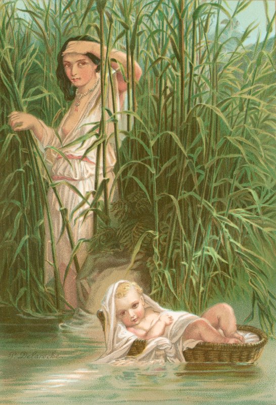 Miriam en Mozes door Hippolyte Delaroche