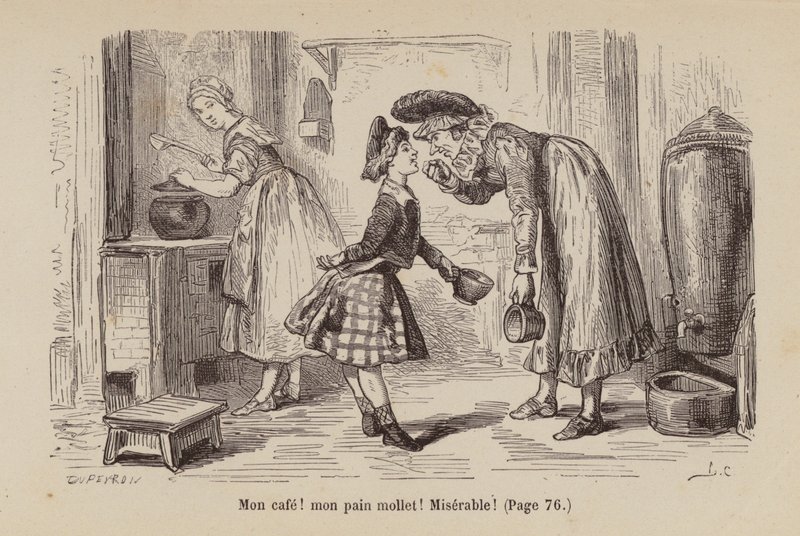 Illustratie voor Un Bon Petit Diable door Horace (after) Castelli
