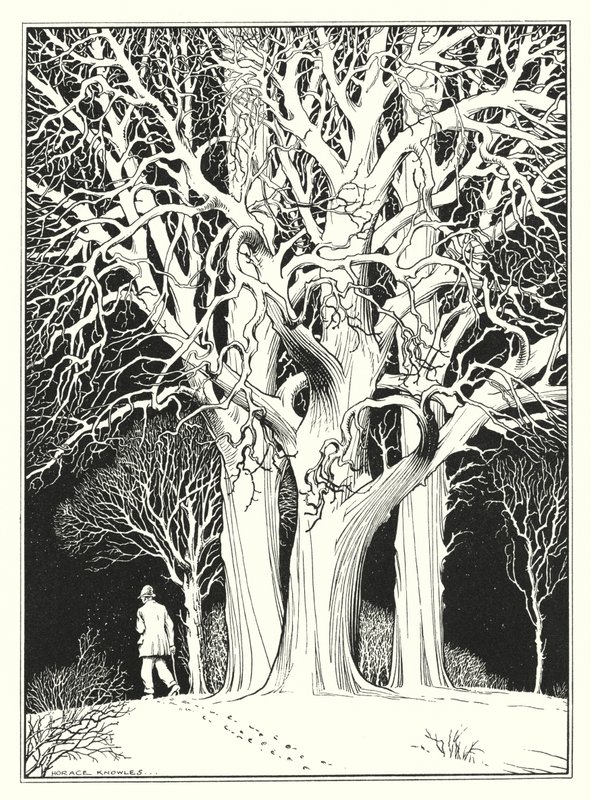 December (litho) door Horace J. Knowles