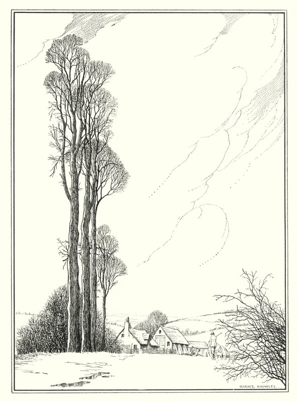 Februari (litho) door Horace J. Knowles