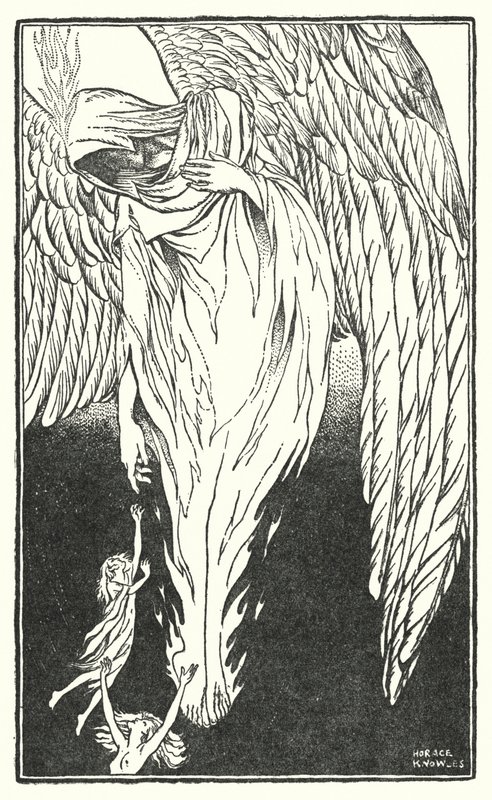 Onze Heer en Sint Pieter (litho) door Horace J. Knowles