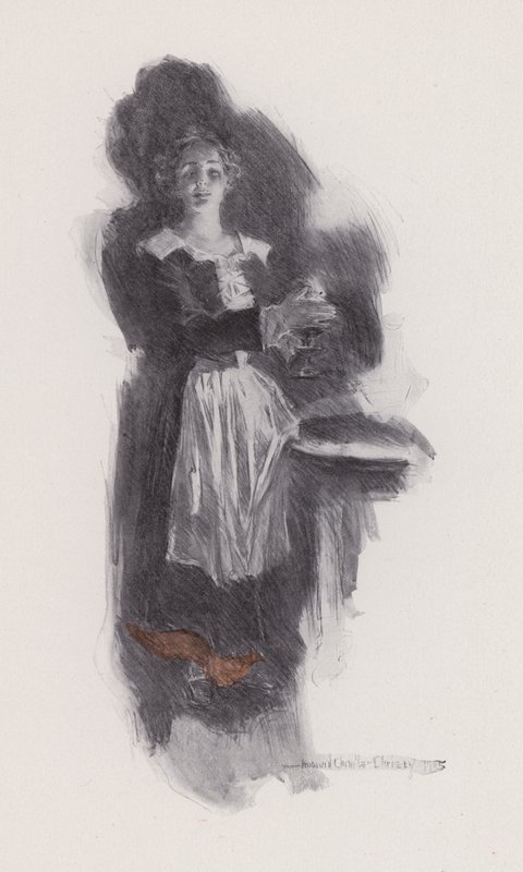 Illustratie voor Evangeline, een verhaal van Arcadie, door Henry Wadsworth Longfellow door Howard Chandler (after) Christy