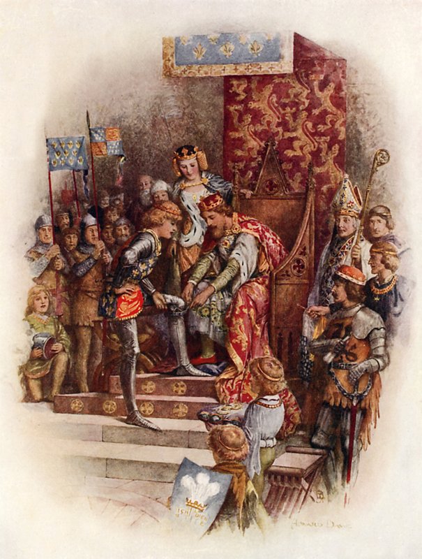 Edward, de Zwarte Prins, en de Orde van de Kousenband door Howard Davie