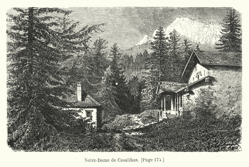 Illustratie voor Les Deux Robinsons de la Grande-Chartreuse door Hubert Clerget