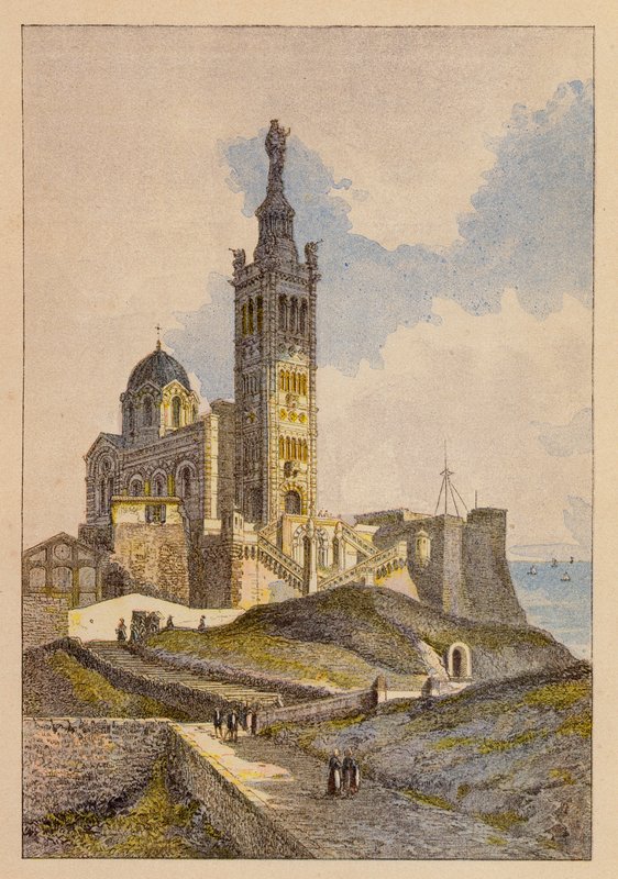 Notre-Dame de la Garde, Marseille door Hubert Clerget