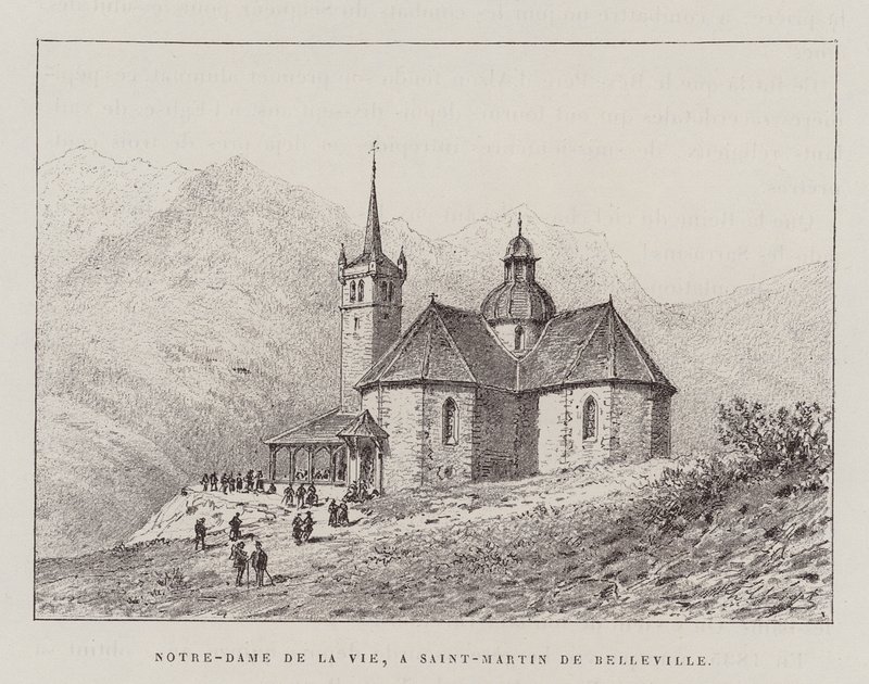 Notre-Dame De La Vie, A Saint-Martin De Belleville door Hubert Clerget