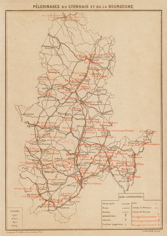 Pelerinages Du Lyonnais Et De La Bourgogne door Hubert Clerget