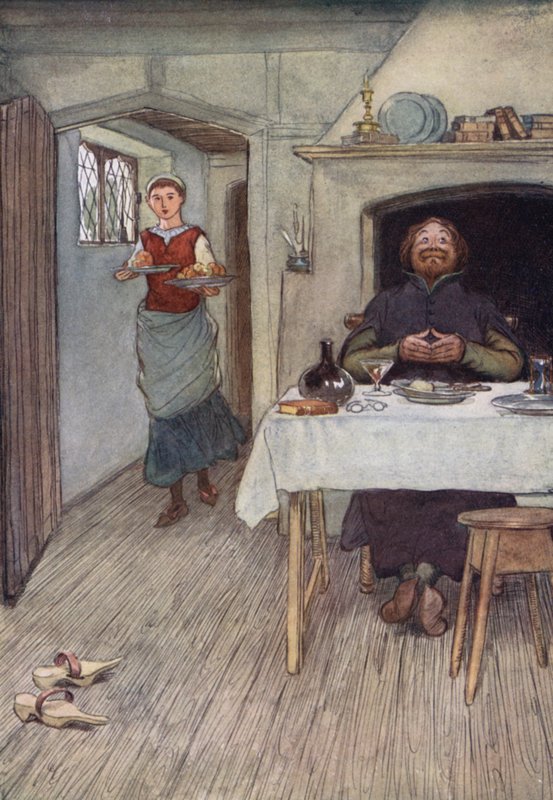 Illustratie voor De Vrolijke Vrouwen van Windsor door Hugh Thomson