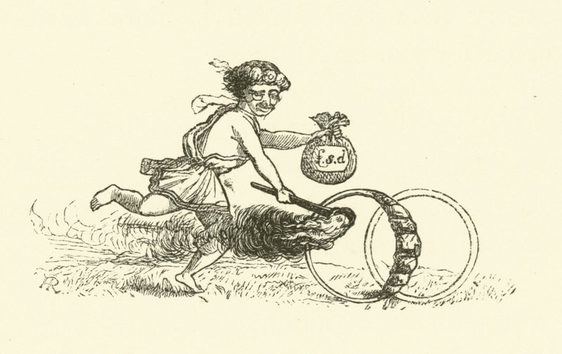 De kosten van het huwelijk (gravure) door Hugh Rowley