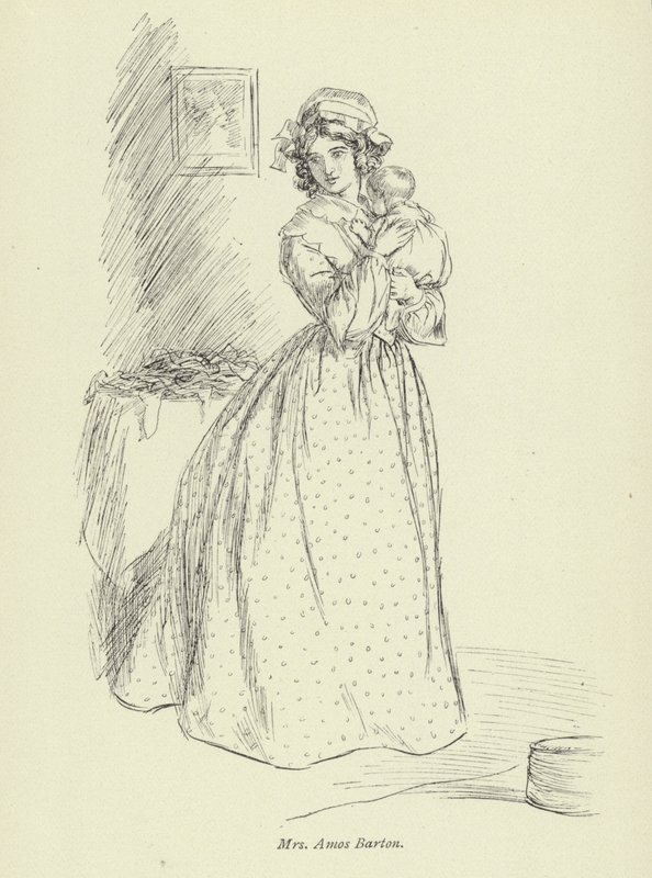 Illustratie voor Amos Barton door Hugh Thomson