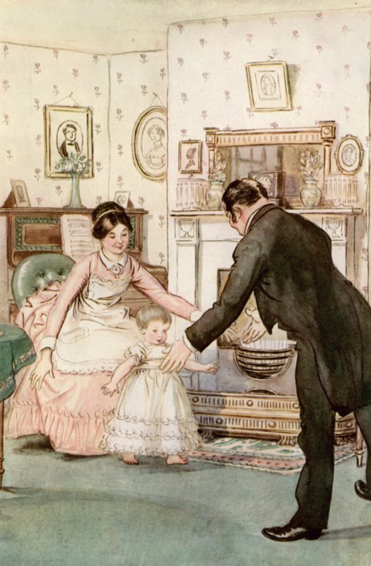 Illustratie voor J M Barries The Admirable Crichton door Hugh Thomson