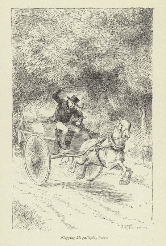 Illustratie voor Janets Berouw door Hugh Thomson