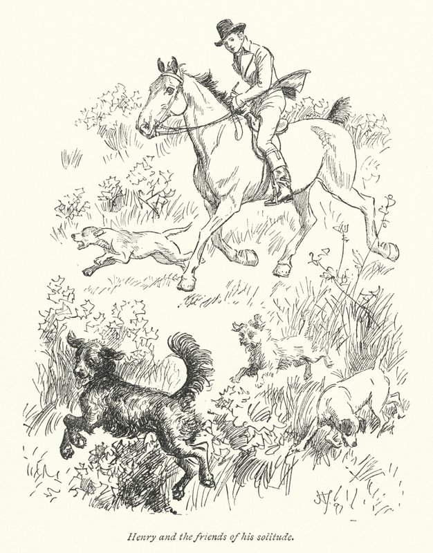 Illustratie voor Northanger Abbey door Jane Austen door Hugh Thomson