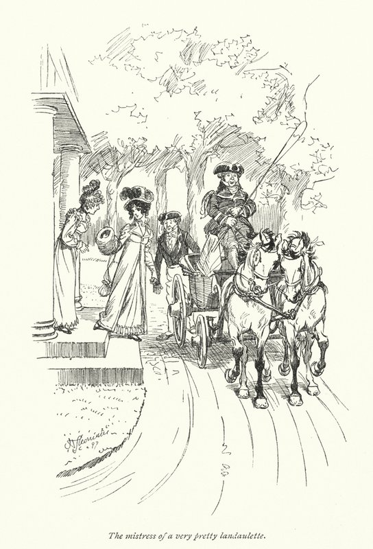 Illustratie voor Persuasion door Jane Austen door Hugh Thomson