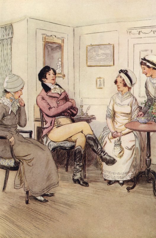 Illustratie voor Quality Street door Hugh Thomson