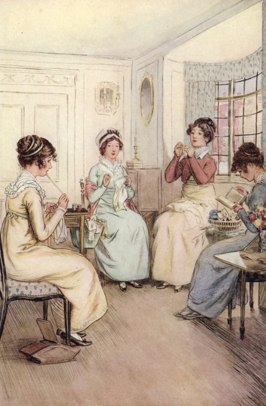 Illustratie voor Quality Street door Hugh Thomson