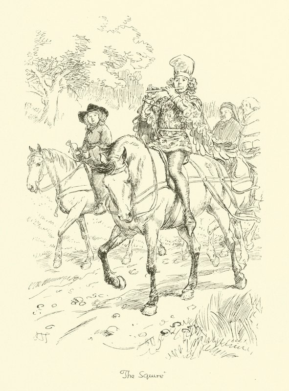De schildknaap door Hugh Thomson